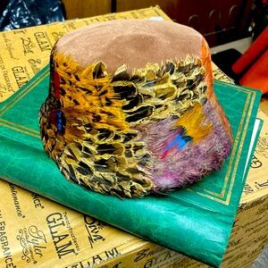 Vintage feather hat